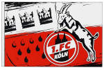 1. FC Köln Fahne "Wappen" 100 x 150 cm