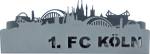 1. FC Köln Teelichthalter Skyline 20 x 5 x 6,5 cm