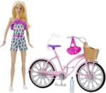 Mattel Barbie Puppe mit Fahrrad