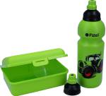 Fizzii Set mit Trinkflasche, Brotdose und Ersatzverschluss "Traktor" 0,6l