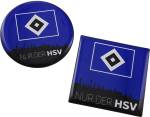 HSV Magnet Skyline 2er Set, 6,5 x 6,5 cm