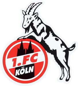 1. FC Köln Aufkleber "Geißbock", 10 x 15 cm
