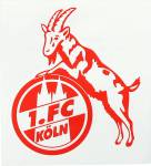 1. FC Köln Aufkleber Vereinslogo 8 x 10 cm