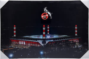 1. FC Köln LED-Bild Stadion 60 x 40 x 2 cm