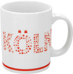 1. FC Köln Tasse "1. FC Köln" 300 ml weiß/ rot