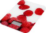 beurer Küchenwaage "Berry" 14,5 x 20 x 1,65 cm weiß/ rot