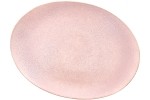 Bitz Servierplatte 40 cm grau/ rosa