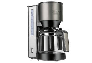 Black+Decker Filterkaffeemaschine BXCO870E | 1,25 Liter | Edelstahl | 870W