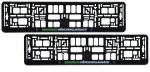 Borussia Mönchengladbach 2er-Set Nummernschildhalterung