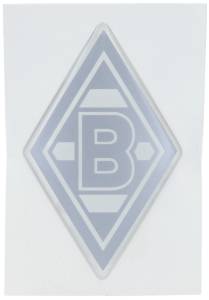 Borussia Mönchengladbach Aufkleber silberfarben Raute