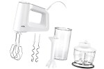 Braun Handmixer-Set Multimix 3 HM 3135 weiß, 500 Watt