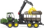 BRUDER John Deere 1210E Rückezug mit Holzgreifer