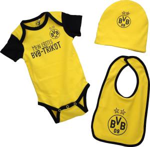 BVB Borussia Dortmund Baby-Geschenkbox 3-teilig Gr. 62/68