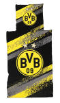 BVB Borussia Dortmund Bettwäsche Graffiti Streifen