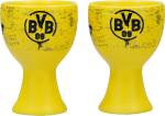 BVB Borussia Dortmund Eierbecher Gelbe Wand 2er-Set