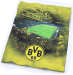 BVB Borussia Dortmund Fleecedecke Stadionprint 150x200cm