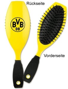 Borussia Dortmund BVB-Haarbürste Logo, gelb