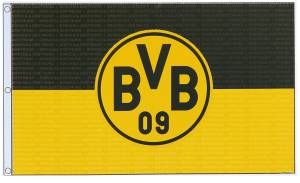 Borussia Dortmund BVB-Hissfahne ca. 250 x 150 cm