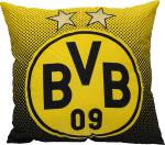 BVB Borussia Dortmund Kissen mit Logo 40x40cm