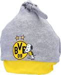 BVB Borussia Dortmund Snoopy Babymütze grau