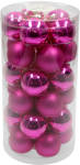 Christbaumkugeln Vivid Pink 6cm aus Glas