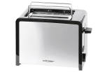 Cloer Toaster 26,5x14,5x18cm silberfarben/ schwarz, 825 Watt