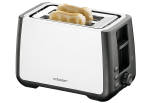 Cloer Toaster für XXL-Scheiben schwarz/ weiß, 1000 Watt