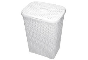 CURVER Rattan-optik Wäschebox 60l creme