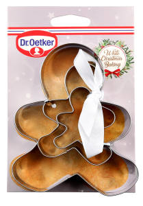 Dr. Oetker Ausstecher "Lebkuchenmann" 3er Set silberfarben