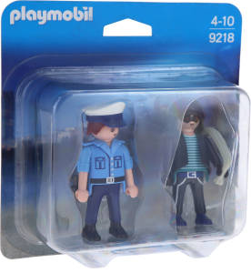 PLAYMOBIL 9218 Duo Pack Polizist und Langfinger