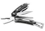 Edelstahl-Multitool 3 x 8,5 x 1,5 cm schwarz/ silberfarben