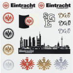 Eintracht Frankfurt Tattoo-Set 15-teilig