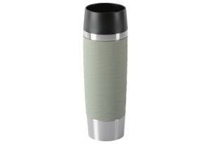 Emsa Isolierbecher "Travel Mug Waves" 0,5 Liter grau