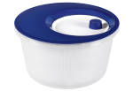 Emsa Salatschleuder "Basic" 4 Liter blau/ weiß