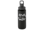 Emsa Trinkflasche "Drink2go" Light Steel 0,6 Liter schwarz