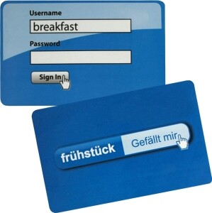 Frühstücksbrett Set "Username & Gefällt mir"