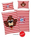 FC Bayern München Baby Bettwäsche Berni | ca. 100 x 135 cm | Wendemotiv