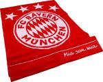 FC Bayern München Duschtuch Emblem rot, 140x70cm