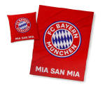 FC Bayern Fleecedecke/Kissen Set