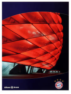 FC Bayern München Fleecedecke "Allianz Arena" 150x200cm