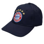FC Bayern München Baseballcap 5 Sterne Logo navy