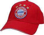FC Bayern München Baseballcap Logo rot