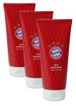 FC Bayern München Duschgel 2in1 Haut und Haar, 3er Set (3 x 200 ml Tuben)