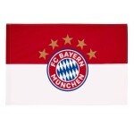 FC Bayern München Fahne 5 Sterne Logo 150 x 100 cm