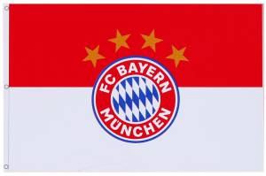 FC Bayern München Hissfahne Logo ca. 180 x 120 cm
