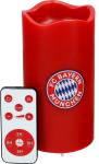 FC Bayern München LED-Kerze, 15 cm, rot