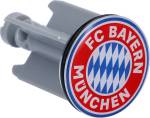 FC Bayern München Waschbecken Stöpsel Logo grau