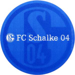 FC Schalke 04 Autoaufkleber Logo Variante 8,5 cm blau/ weiß
