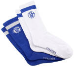 FC Schalke 04 Basic Socke 2er Pack Gr. 39-42 blau/ weiß