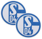 FC Schalke 04 Bierdeckel 50er-Set, 10,7 cm